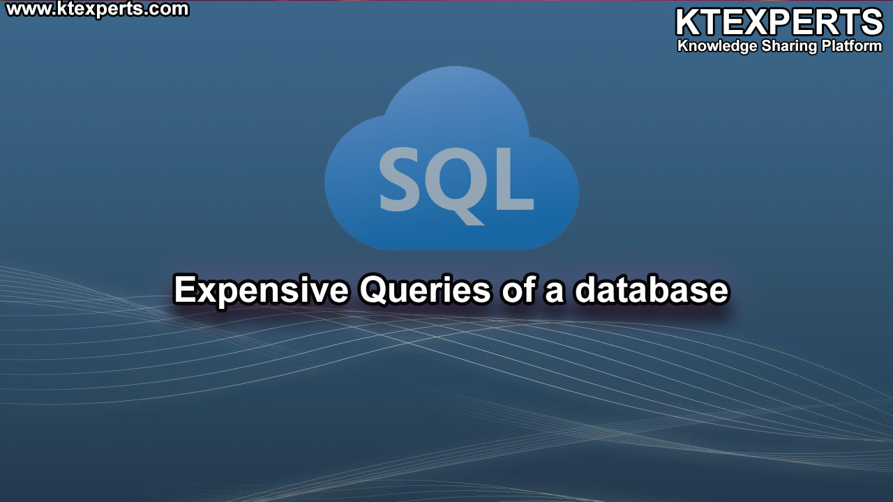 Expensive Queries of a database