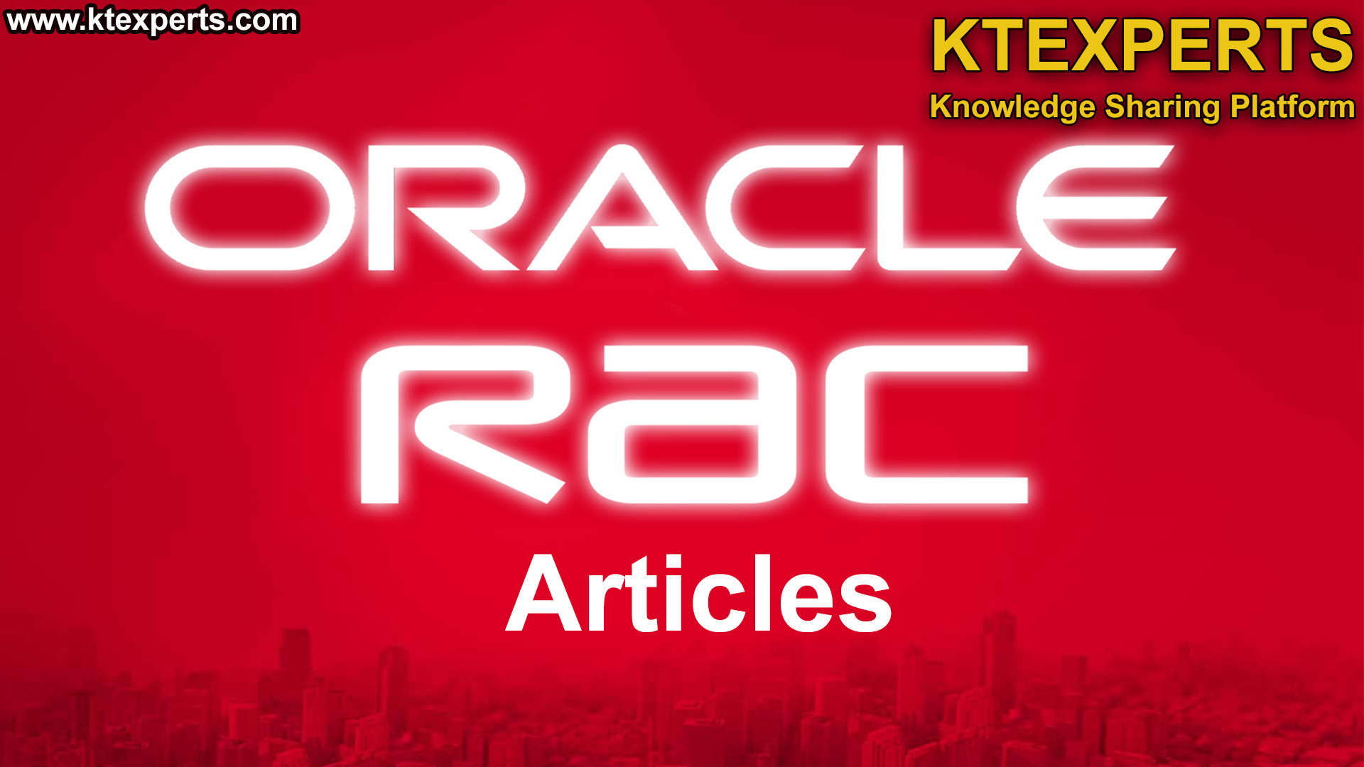 Oracle RAC Articles