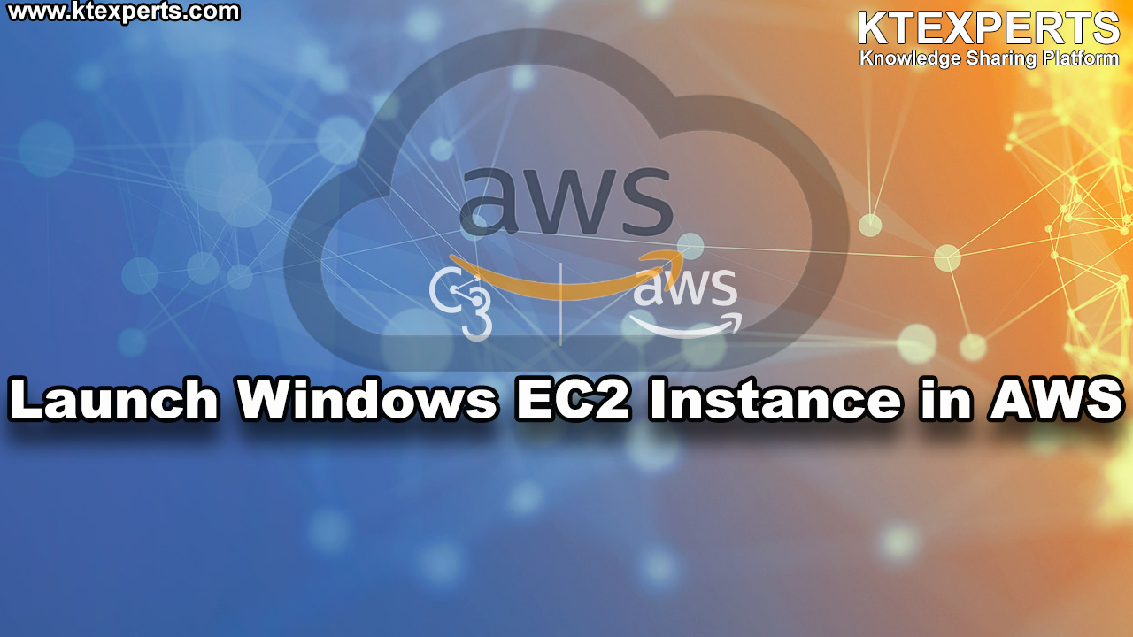 Launch WindowsEC2 Instance in AWS