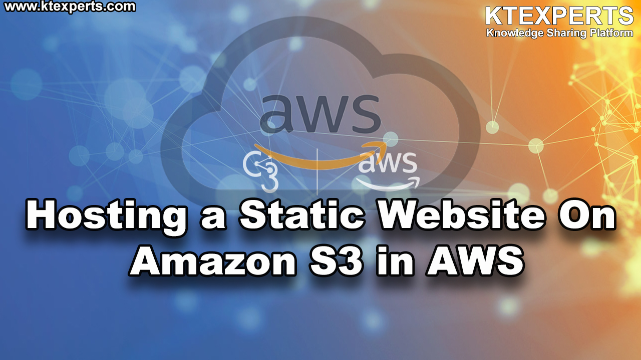 Hosting a Static Website On Amazon S3 in AWS