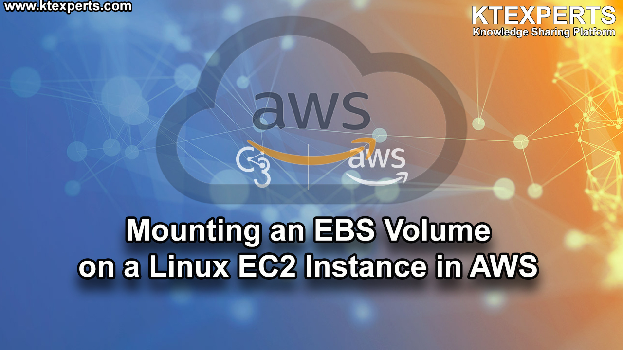 Mounting an EBS Volume on a Linux EC2 Instance in AWS