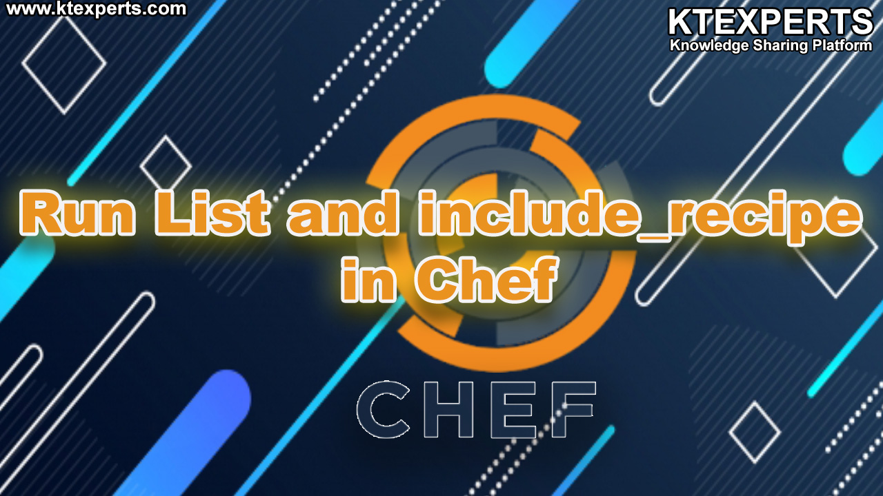 Run List and include_recipe in Chef