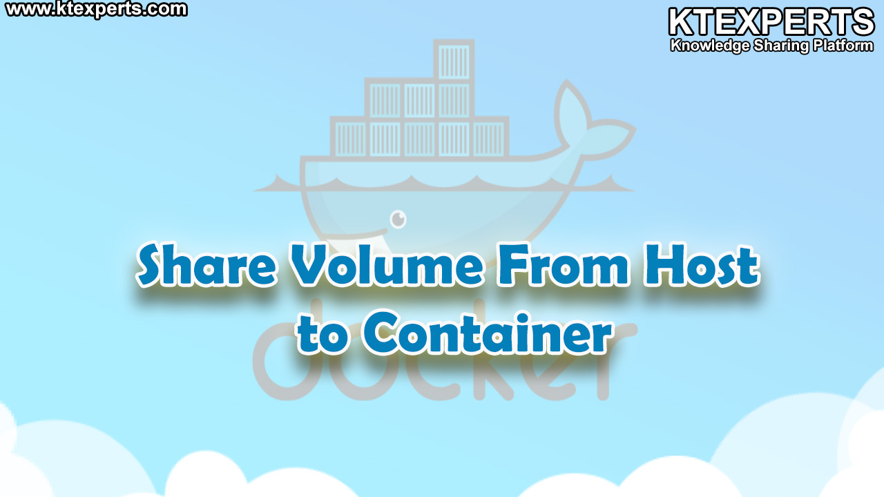 Share Volume From Host to Container