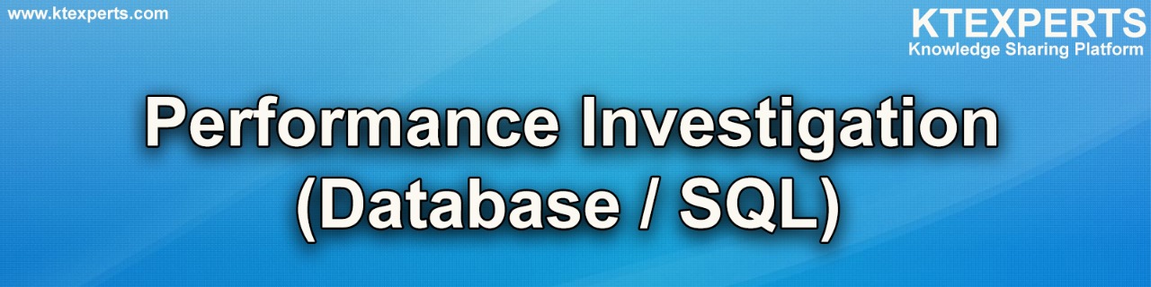 Performance Investigation Database