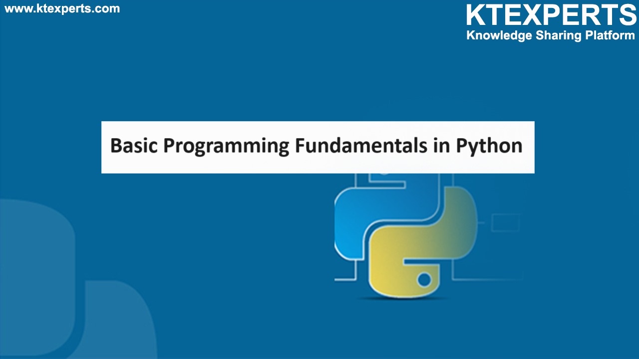 Basic Program Fundamentals in Python