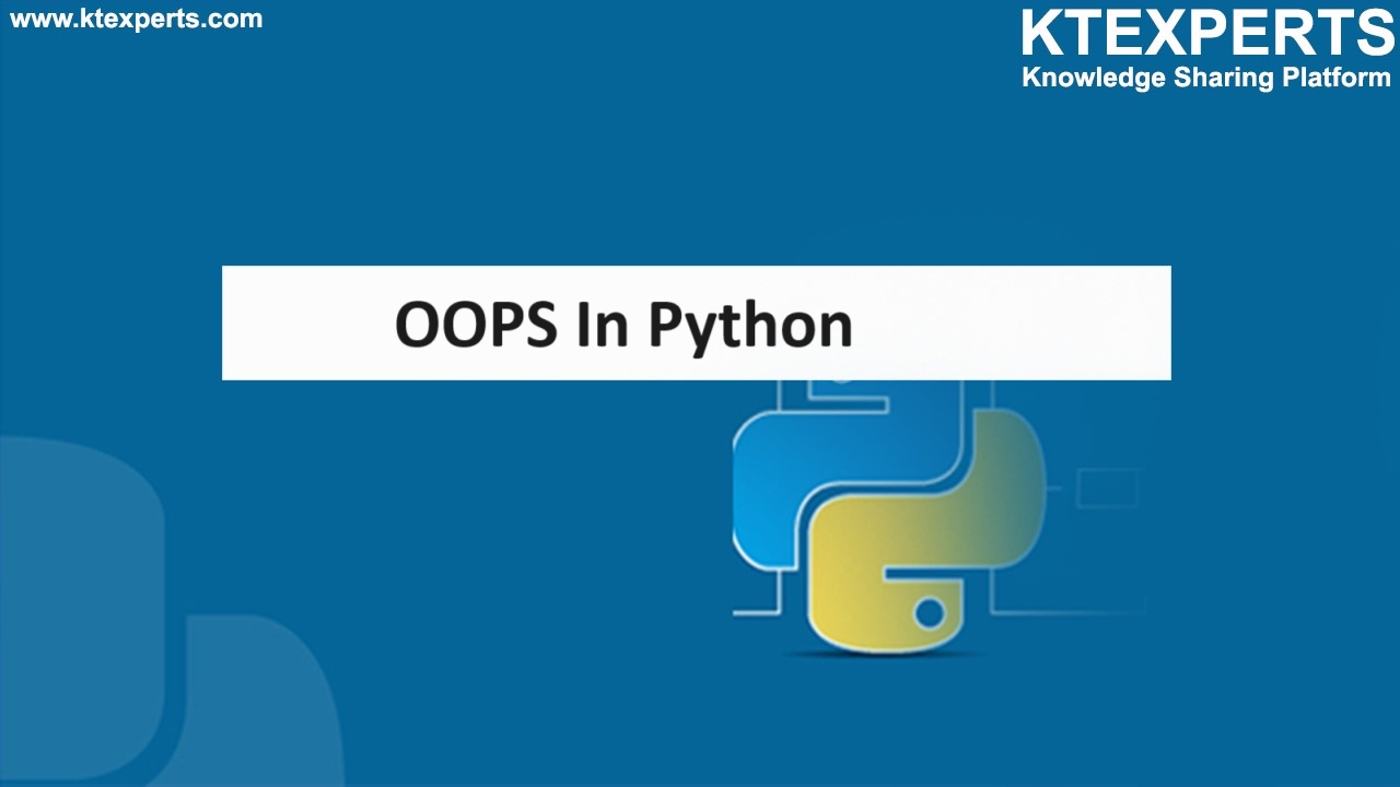 OBJECT ORIENTED PROGRAMMING IN PYTHON
