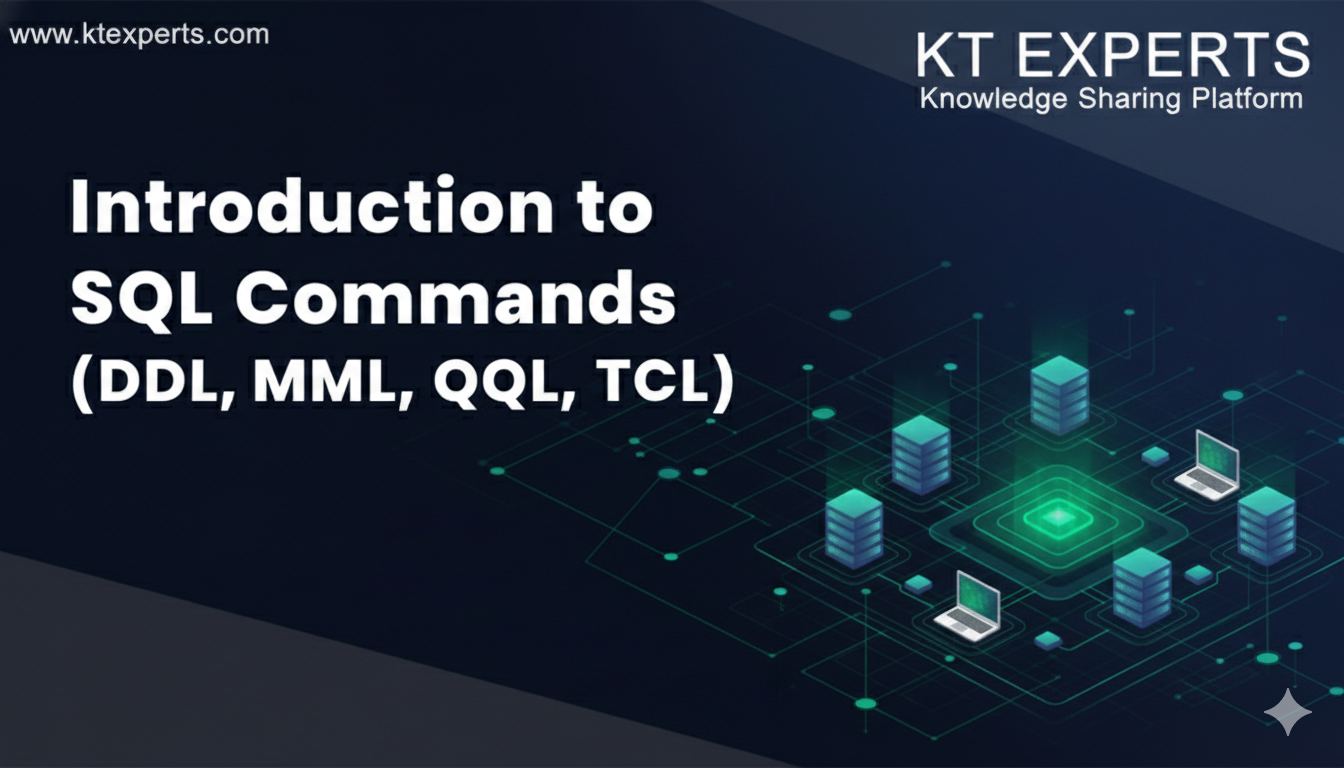 Introduction to SQL Commands (DDL, DML,DQL, DCL, TCL)