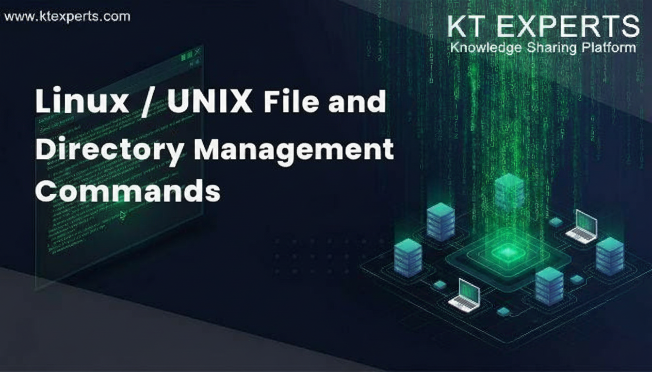 Linux / UNIX File and Directory Management Commands